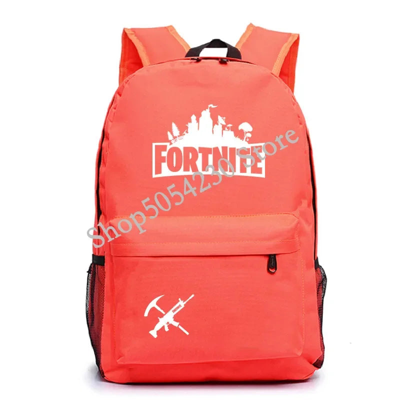 Fortnite Children's Backpack Large Capacity Bolsa Escolar High Quality Waterproof Men Women Victory Game Stationary Kid Rucksack