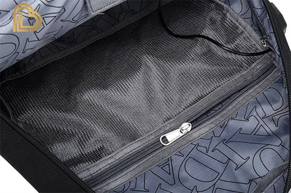 Ultima Knight F-Fortnited Battle Royale Backpack with USB Charging Anime Figures Study Stationery Compartment for Students