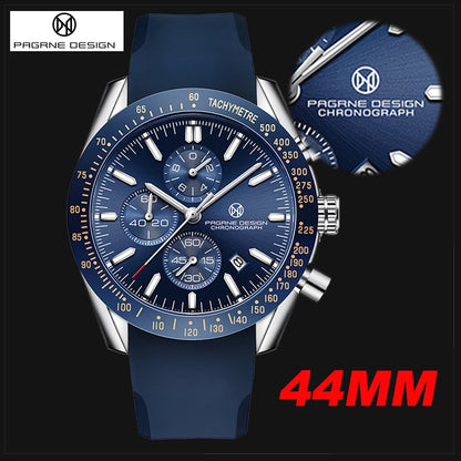 PAGANI DESIGN 45MM 2026 Herren-Quarzuhr 30M wasserdicht Luxus-Business Edelstahl Relogio Masculino 5140