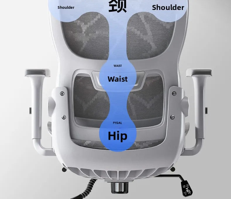 Ergonomic Office Chair Recliner Computer Chair with Adjustable Height, Swivel Gaming Chair, Lumbar Support, Comfortable E-Sports Chair