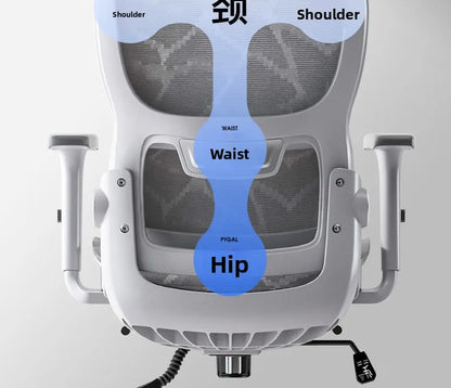 Ergonomic Office Chair Recliner Computer Chair with Adjustable Height, Swivel Gaming Chair, Lumbar Support, Comfortable E-Sports Chair