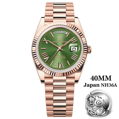 PAGANI DESIGN 2026 New DD40 NH36A Men's Watches Luxury Automatic Mechanical Watch For Men AR Sapphire Glass Date Wrist watch Men