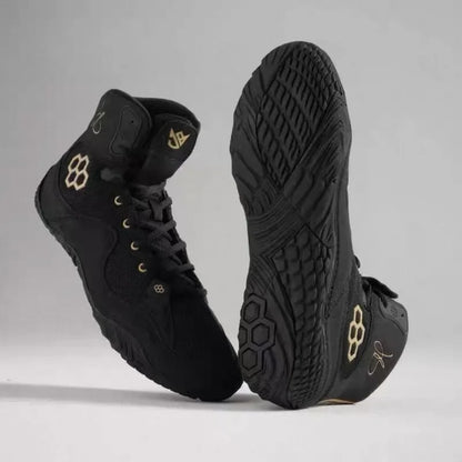 Sapato de Wrestling para Homem e Mulher, Calçado Desportivo de Competição, Ginásio e Treino, Alta Qualidade, Confortável, Sapato de Boxe Desportivo 36-45