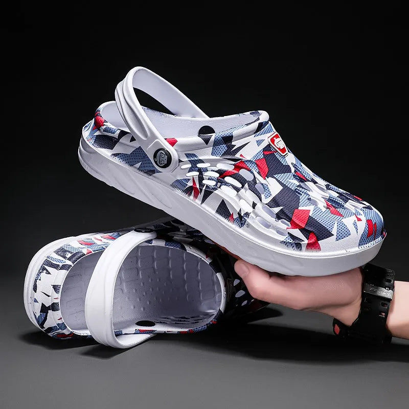 Nouvelle mode sandales hommes sabots sandales confortables respirant plage sandales hommes femmes sabots pantoufles fond souple hommes chaussures