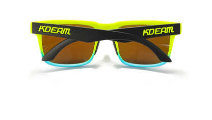 Kdeam 2026 High Quality Polarized Sunglasses for Men Transparent Gray Frame Fashion Unisex Outdoor Luxury Eyeglasses For Couple