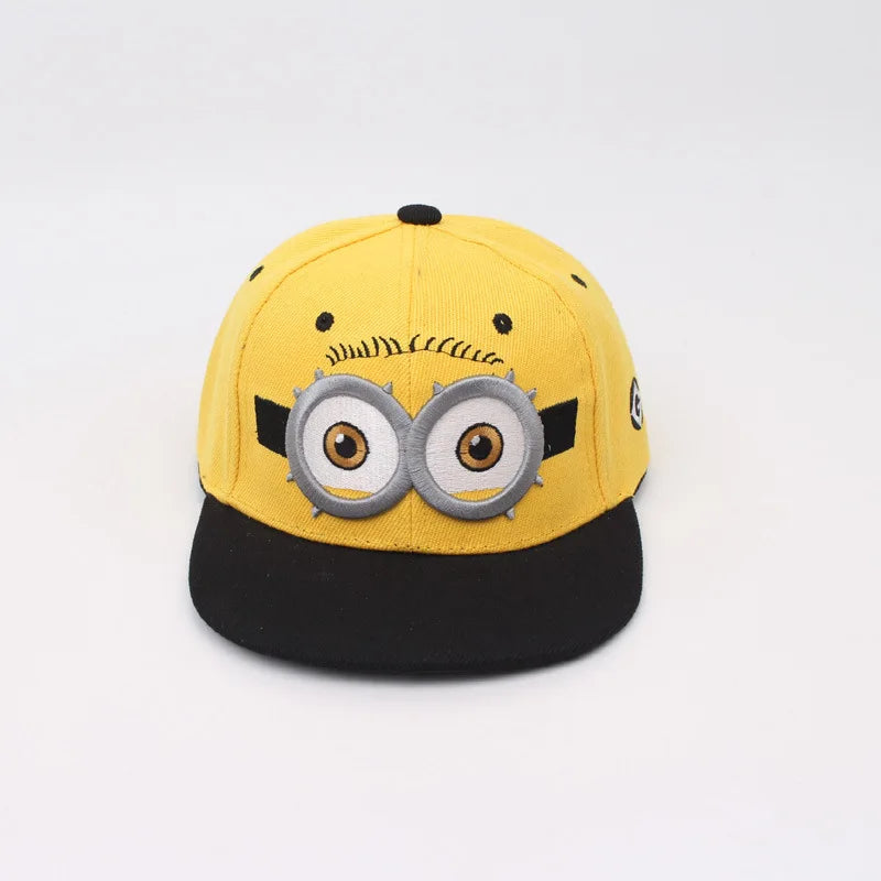 Minions Despicable Me Kevin Baseball Cap High Color Value Cute Shape Parent-Child Sunscreen Adjustable Wide Brim Sunshade Hat