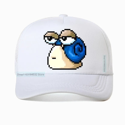 Harajuku MapleStory Kawaii grappige bedrukte baseballpet voor heren, Koreaanse stijl, populair bij gameliefhebbers, otaku en hipsters, personaliseerbare pet