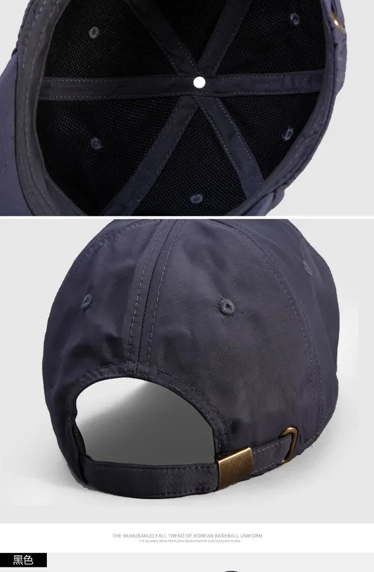Brand Oohmy Baseball Cap Small&Big Head Oversize XXL Quick Dry Breathable Hat Plus Size Adjustable Soft Top Cap 56-60cm 60-63cm
