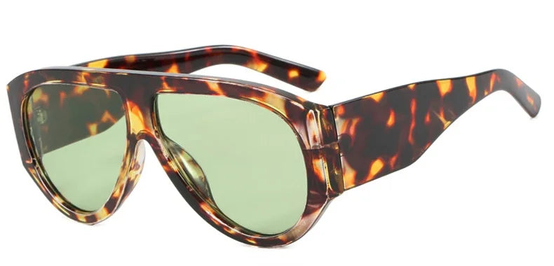 Luxury Pilot Oversized Sunglasses Women Brand Designer Big Frame Gradient Sun Glasses Fashion Goggle Shades Oculos De Sol