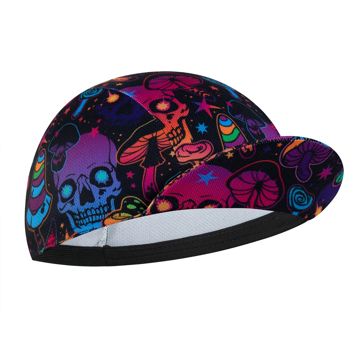 Skull Cycling Cap for Men Women Outdoor Sports Hat Summer Breathable Under Helmet Cycling Hat