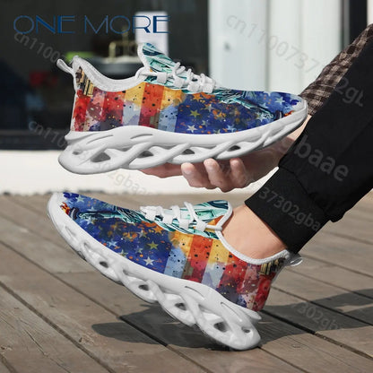 Americké 250 k 250. výročí Dne nezávislosti – chlapecké a dívčí volnočasové boty s personalizovaným exkluzivním designem americké vlajky – stylové sportovní boty pro děti – skladem
