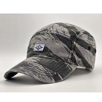 Cappellino da baseball con visiera corta in stile mimetico da lavoro per uomo e donna, cappellino unisex alla moda con visiera per la protezione dal sole all’aperto