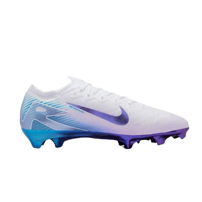 Nike Mercurial Vapor 16 Elite LV8 Ανδρικά παπούτσια ποδοσφαίρου FG – Μαλακά, Άνετα, Για φυσικό χλοοτάπητα, Λευκό/Μπλε HV4887-100