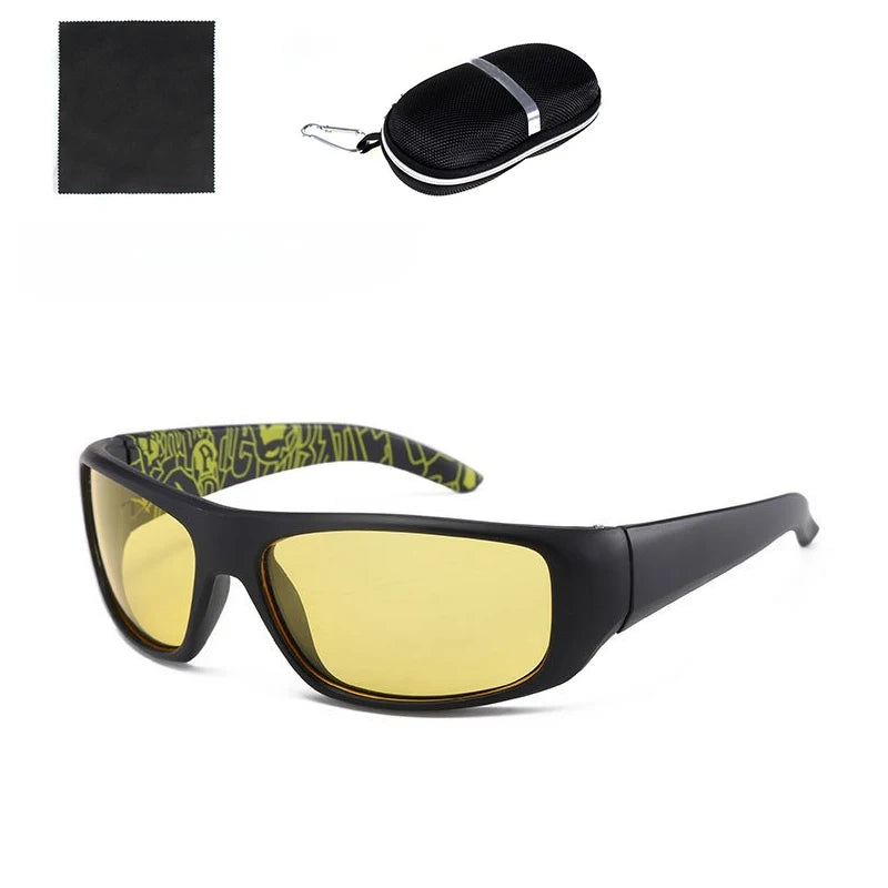 Designer Luxury Brand Polarized Sunglasses Men Protection Mountaineering Windproof Eyewear Driving Outdoor Sports Sun Glasses