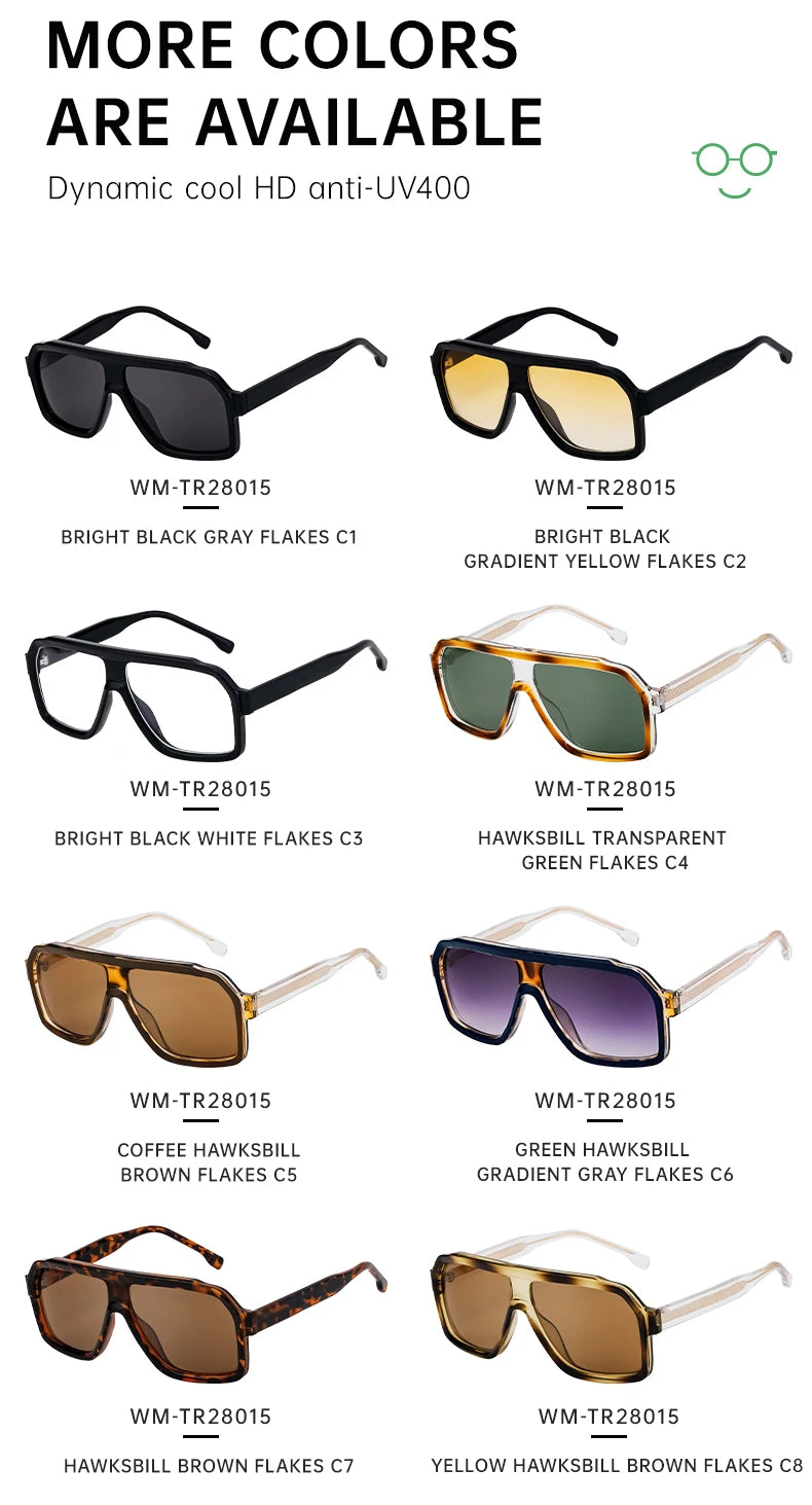 Classic Oversized Square Sunglasses Men 2026 Luxury Brand Trendy Metal Big Frame Goggles Eyewear Stylish Sun Glasses For Ladies