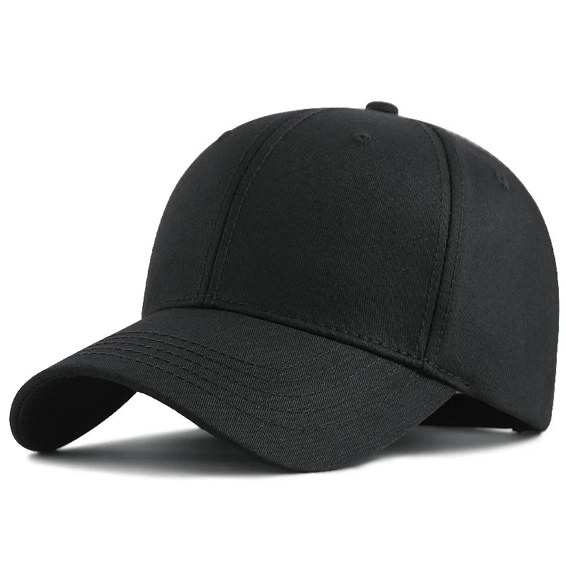 Men Women Baseball Cap Big Head Plus Size High Crown Top Quality Pure Cotton Oversize Sport Snapback Hat 58-60cm 61-68cm