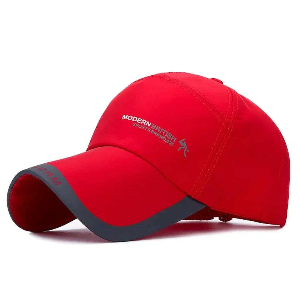 Quick Dry Sports Cap Baseball Cap Solid Color Sun Hat Outdoor Golf Fishing Hats Hat Casual Fashion For Men Women Adjustable