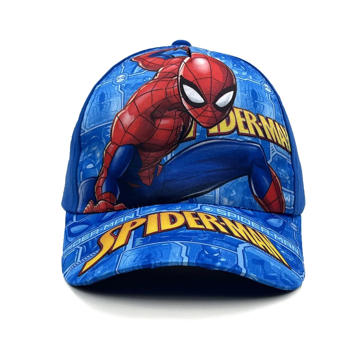 Marvel Spider-Man Anime Figure Baseball Cap Kid’s Cartoon Peaked Cap Cotton Polyester Headwear Four Seasons Sun Protection Gifts