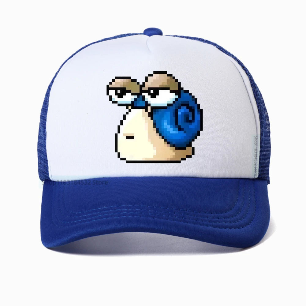Harajuku MapleStory Kawaii grappige bedrukte baseballpet voor heren, Koreaanse stijl, populair bij gameliefhebbers, otaku en hipsters, personaliseerbare pet