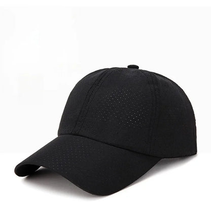 New Women Men Quick-Drying Spring Summer Baseball Cap Solid Breathable Snapback Hat Casual Fishing Sun Cap Hat For Women Men