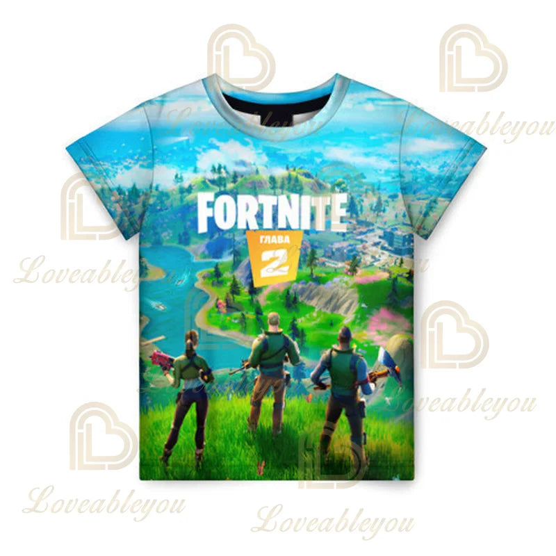 Bluza z kapturem Fortnite z nadrukiem 3D, Plus Size, bluza z kapturem T-shirt dla dzieci, modna bluza streetwear, casualowa kurtka