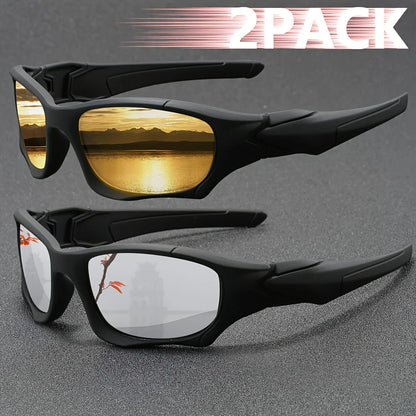 Tactical Windproof Fishing Sunglasses Men Women Classic Camouflage Shades with UV Protection for Outdoor Driving Cycling Hiking