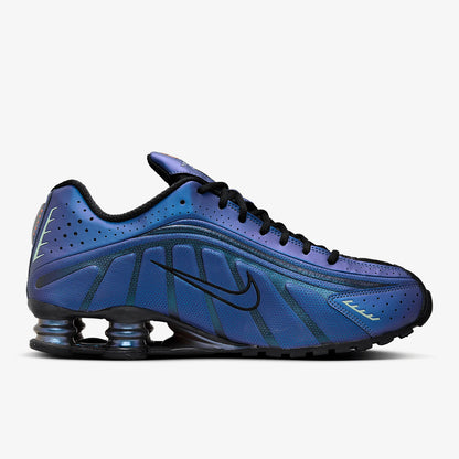 Nike genuine Shox R4 Men's Low-Top Shock-Absorbing Air Cushion Fashionable Running Shoes HQ3446-001
