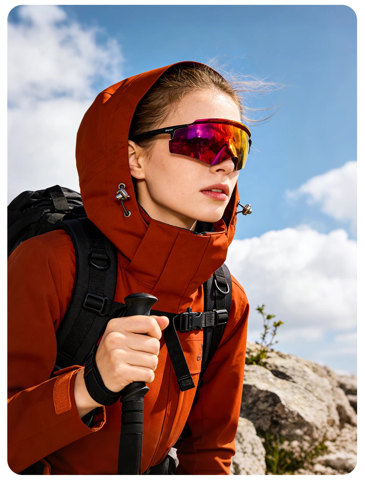 SCVCN Sunglasses for Men New Fashion Cycling Glasses UV400 Lenses Cycling Road Mountain Bike Glasses Women Casual Hiking 2026