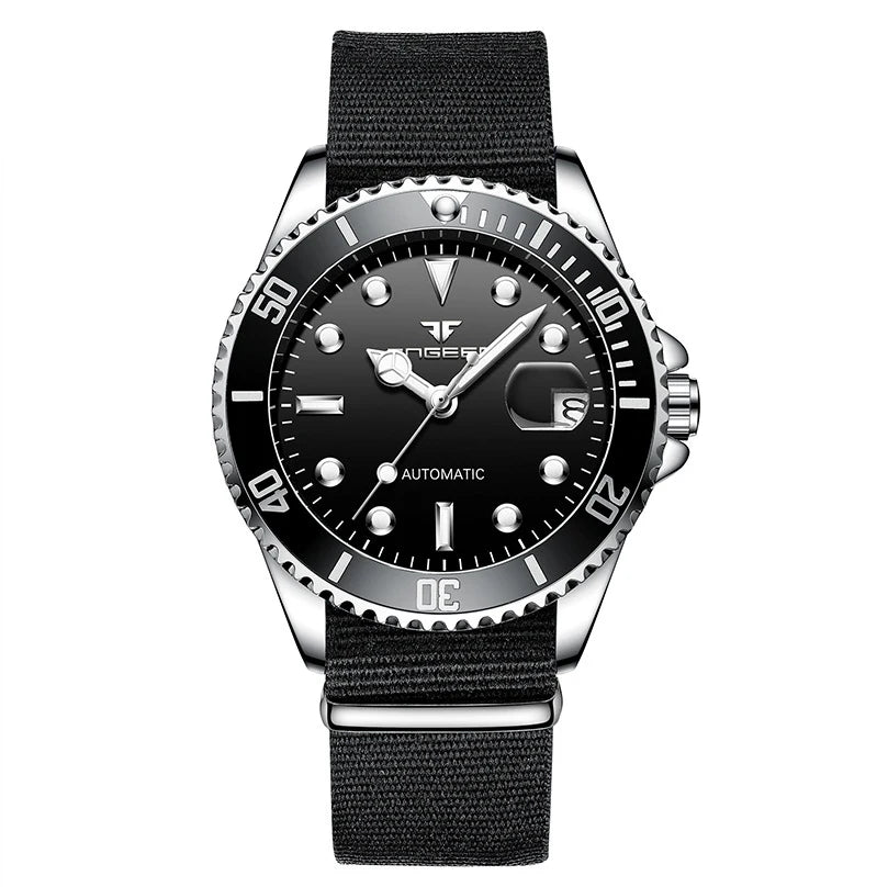 Relojes de pulsera mecánicos BINBOND para hombre, de lujo, luminiscentes, herméticos, automáticos, con tourbillon y esqueletizados