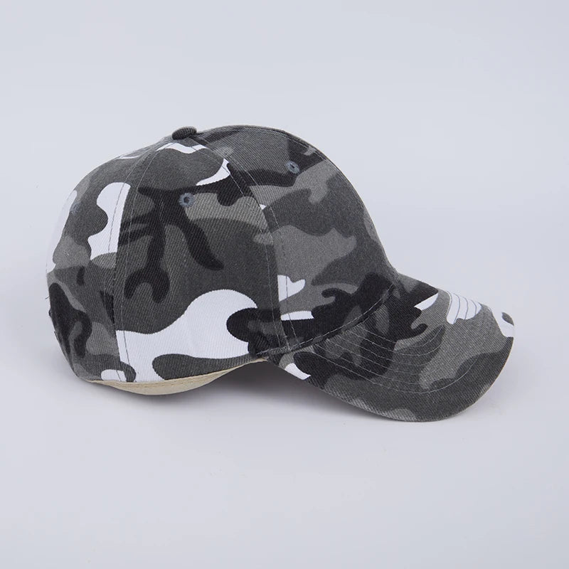 Adjustable Baseball Cap Summer Sunscreen Hat Camouflage Camo Camping Hiking Fishing Caps