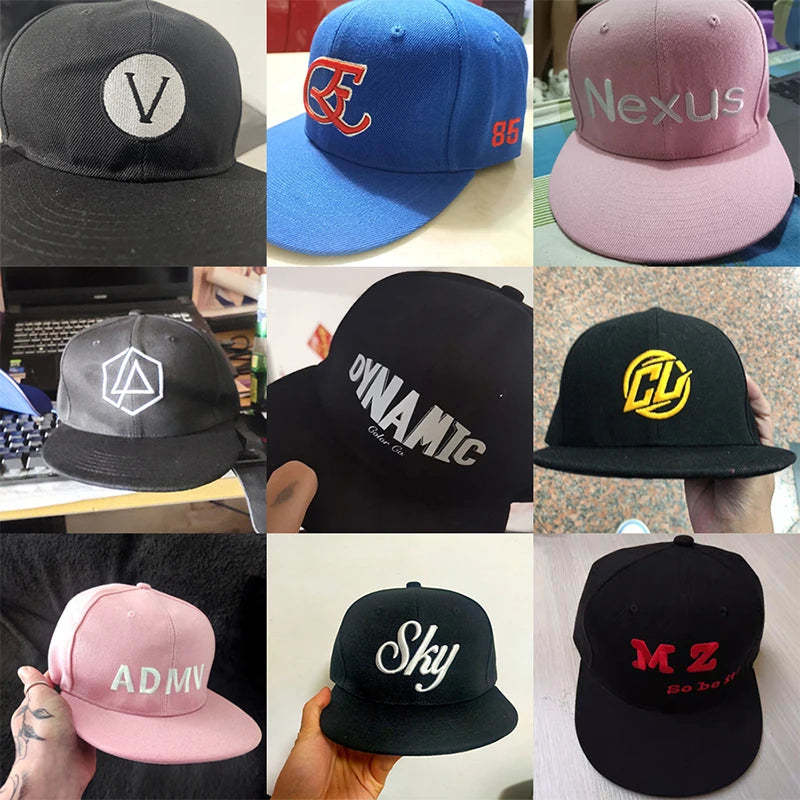 Custom Logo Baseball Caps for Men Women Personalized Logo Design Sorority Cap Embroidery Monogram Baseball Caps Hip Hop Hats