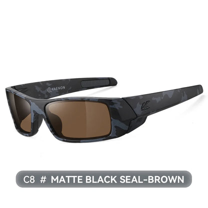 Kaenon Polarized Sport Sunglasses For Men And Women Ideal for Driving Fishing Cycling and Running UV Protection Glasses With Box