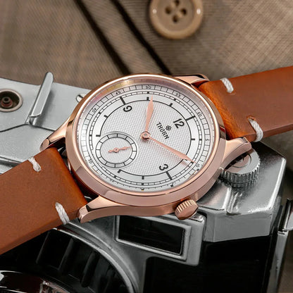 Thorn T001 Quartz Watch Fashion Sapphire Waterproof Grilled Men Watch VD78 Movement 316L Stainless Steel Business Luxurys Watch