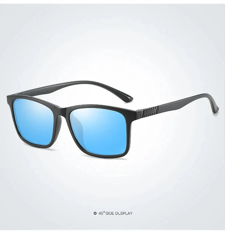 Luxury Men Sunglasses Fashion Vintage Square Ultra Light TR90 Frame Driving Fishing Sun Glasses For Man Eyewear