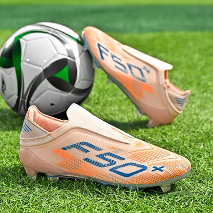 Nouvelles chaussures de football pour hommes, chaussures de soccer ultralégères, crampons, chaussures de futsal unisexes de haute qualité, vente chaude, baskets professionnelles TF/FG