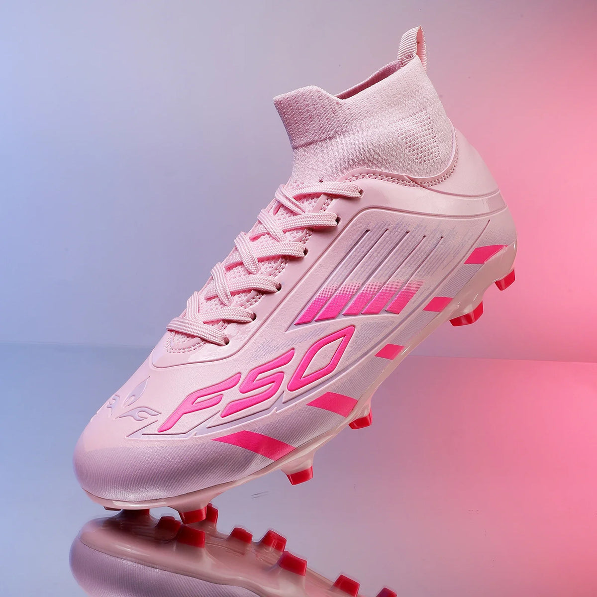 Nouvelles chaussures de football pour hommes, antidérapantes, à la cheville, chaussures de sport TF/FG, chaussures de football professionnelles pour garçons, baskets unisexes confortables