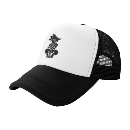 Dragon Ball Z Vegeta Mesh Baseball Caps Men Women Popular Trucker Hat  Hat Adjustable Polyester Trucker Cap Summer Trucker Hats