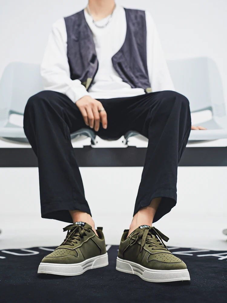 1 paio di scarpe sportive casual da skateboard, comode e alla moda, con tomaia avvolgente che si adatta al piede e suola antiscivolo,