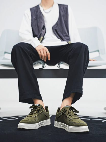 1 paio di scarpe sportive casual da skateboard, comode e alla moda, con tomaia avvolgente che si adatta al piede e suola antiscivolo,