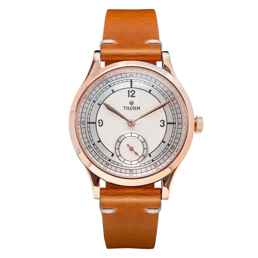 Thorn T001 Quartz Watch Fashion Sapphire Waterproof Grilled Men Watch VD78 Movement 316L Stainless Steel Business Luxurys Watch