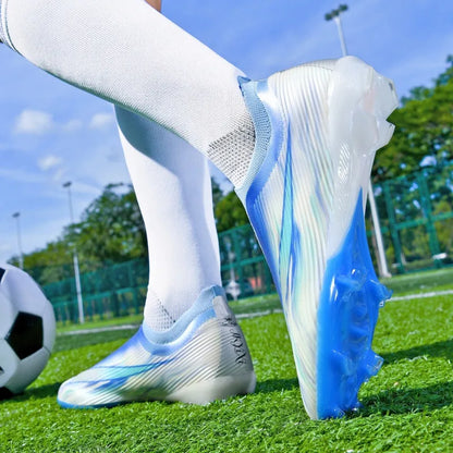 Chaussures de football pour hommes, chaussures de football pour femmes, chaussures de terrain synthétique pour l'extérieur