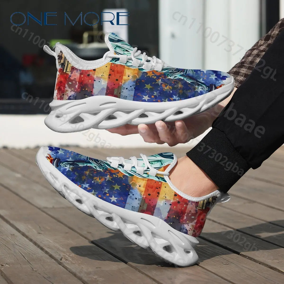 Americké 250 k 250. výročí Dne nezávislosti – chlapecké a dívčí volnočasové boty s personalizovaným exkluzivním designem americké vlajky – stylové sportovní boty pro děti – skladem
