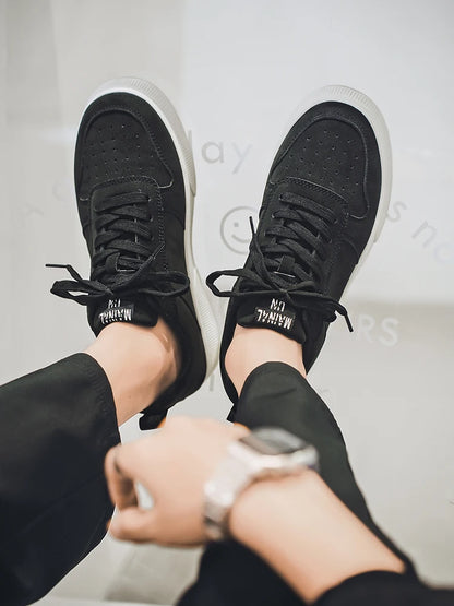 1 paio di scarpe sportive casual da skateboard, comode e alla moda, con tomaia avvolgente che si adatta al piede e suola antiscivolo,