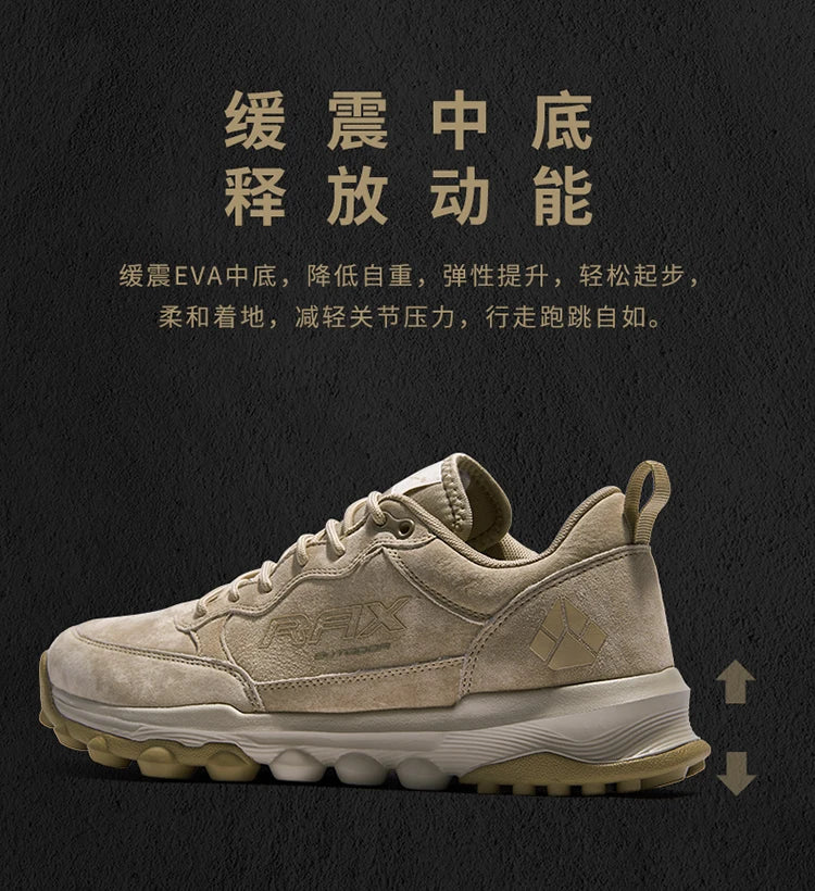 RAX hardloopschoenen voor mannen en vrouwen, outdoorsportschoenen, ademende, lichtgewicht sneakers, bovenwerk van Air Mesh, antislip buitenzool van natuurlijk rubber
