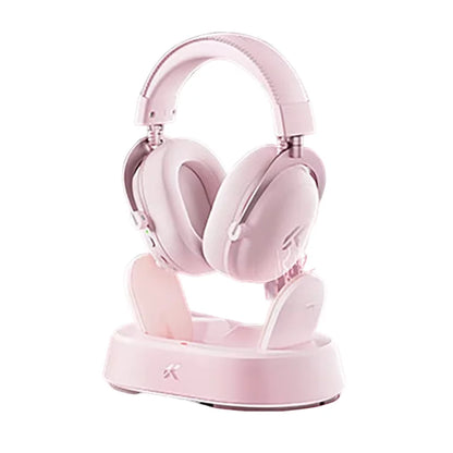 Casque de jeu sans fil MCHOSE V9 Turbo avec charge sans fil, supra-auriculaire, quatre modes, avec microphone, casque professionnel pour e-sport, cadeau pour gamer