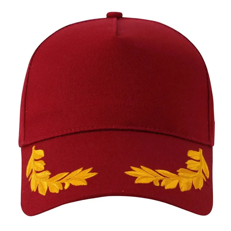 Czapka baseballowa „Wheat Stitch” – -6-Panel bawełniana czapka przeciwsłoneczna z mosiężną klamrą, regulowana, modna czapka typu snapback na świeżym powietrzu, unisexowa czapka z daszkiem