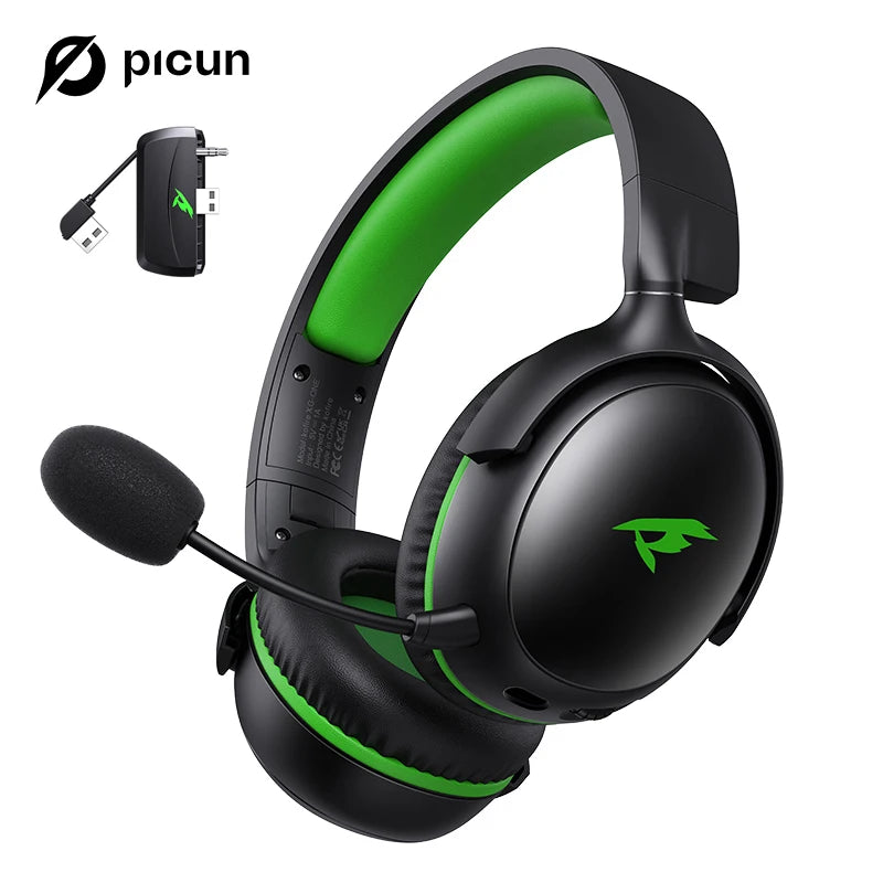 Casque de jeu filaire Kofire XG-ONE 2,4 GHz avec micro, haut-parleur de 53 mm, son surround 7.1, casque circum-auriculaire pour joueurs XBOX PS4 PS5