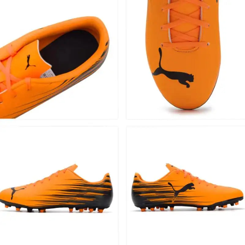 Chaussures de football PUMA pour hommes MG Cleat Soccer TT avec crampons à rainures 108519-01 108519-03, talon renforcé