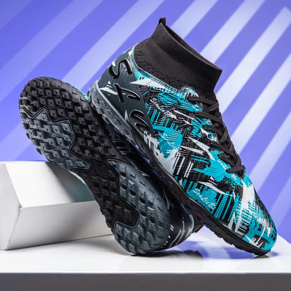 Chaussures de football montantes pour hommes, crampons professionnels pour terrain de football, baskets athlétiques pour adolescents, entraînement de football 2026