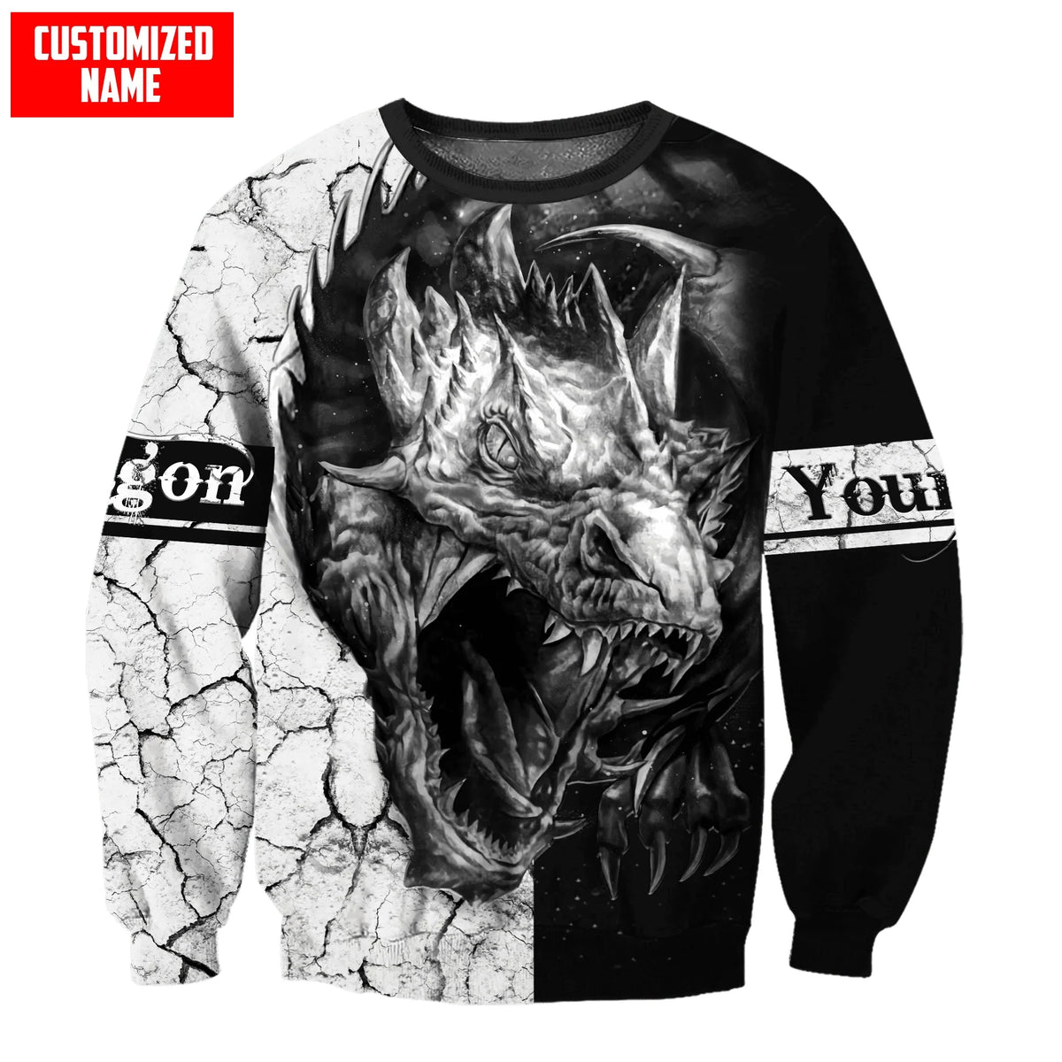 Personalized Dragon Tattoo Black White 3D All Over Printed Fashion Men's Hoodie Unisex zipper Hoodie Casual Tracksuits KJ984